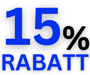 Gutscheincode für 15% Rabatt